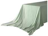 Скатерть прямоугольная ПАПОРОТНИКОВАЯ бархатная бесшовная Ларго XL #108