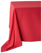 КРАСНАЯ ГАБАРДИНОВАЯ скатерть прямоугольная Рондо #515