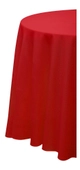 Скатерть круглая габардиновая КРАСНАЯ Рондо #515