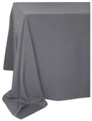 СЕРАЯ ГАБАРДИНОВАЯ скатерть прямоугольная Рондо #528