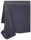 ТЕМНО-СЕРАЯ ГАБАРДИНОВАЯ скатерть прямоугольная Рондо #538