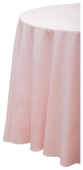 Бесшовная ПУДРОВАЯ ГАБАРДИНОВАЯ скатерть круглая Тенор #605