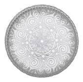 Тарелка АМАТО подстановочная СЕРЕБРЯНАЯ