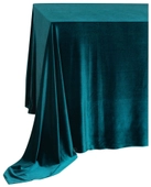 Прямоугольная скатерть ИЗУМРУДНАЯ бархат-стрейч #317