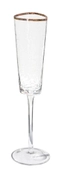 Бокал прозрачный с медным кантом ЭВАНС флюте