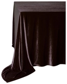 Прямоугольная скатерть ШОКОЛАДНАЯ бархат-стрейч #328