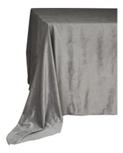 ГРАФИТОВАЯ БАРХАТНАЯ скатерть прямоугольная Альт #408