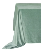 Бесшовная МЕНТОЛОВАЯ БАРХАТНАЯ cкатерть прямоугольная Альт #430