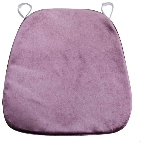 БАРХАТНЫЙ ЧЕХОЛ на мягкую подушку для пластикового стула ПЫЛЬНЫЙ ИНЖИР #418/419