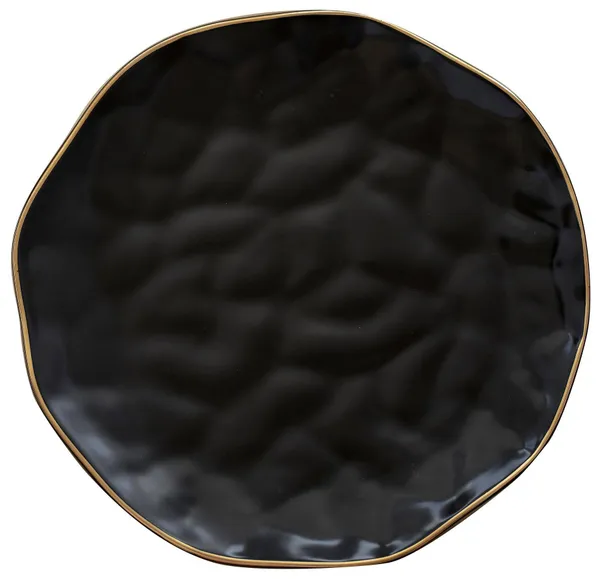 Тарелка КОРЕЛЛИ ЧЕРНАЯ обеденная 27,5 см