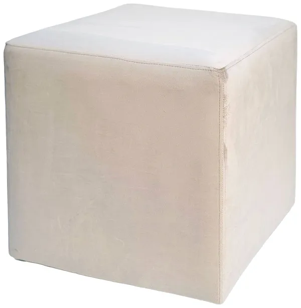 Пуф-куб АРНО бежевый