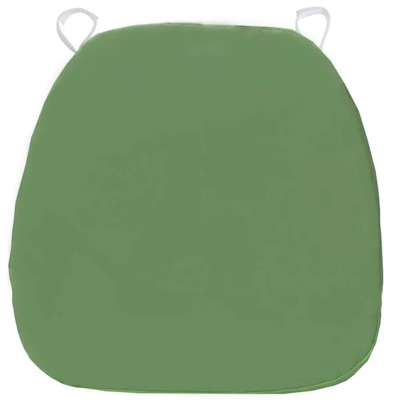 ГАБАРДИНОВЫЙ ЧЕХОЛ на мягкую подушку для пластикового стула ОЛИВКОВЫЙ #521