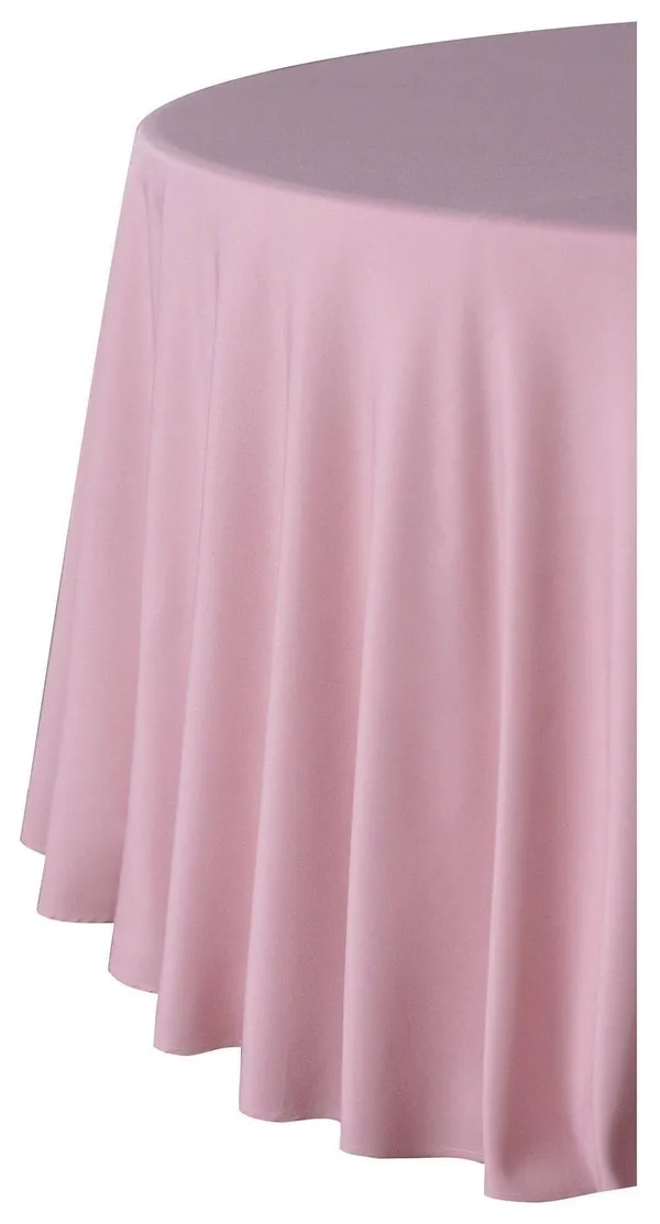 Пыльно-розовая скатерть — тренд и практичность 
