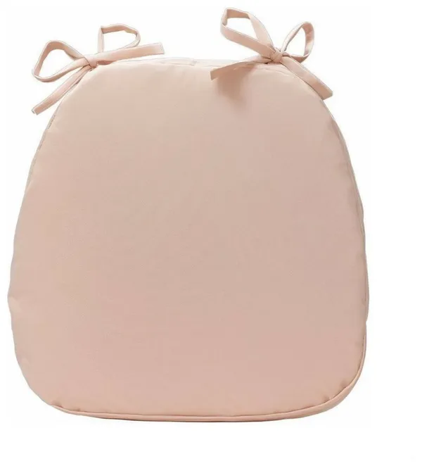 ГАБАРДИНОВЫЙ ЧЕХОЛ на мягкую подушку для пластикового стула ПУДРОВЫЙ #605