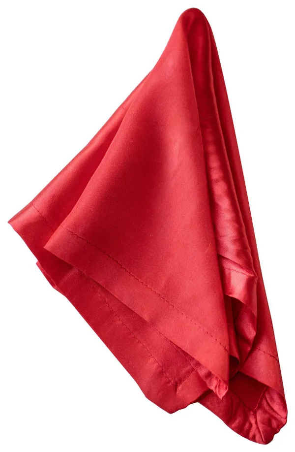 КРАСНАЯ cалфетка сатиновая Аккорд  #801
