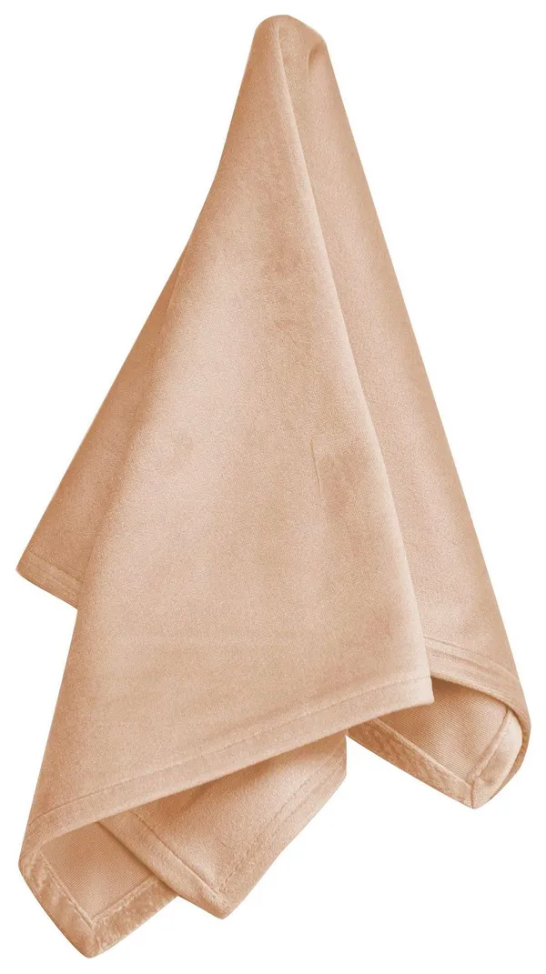 Персиковая бархатная салфетка с французским уголком для мероприятий Go Rent