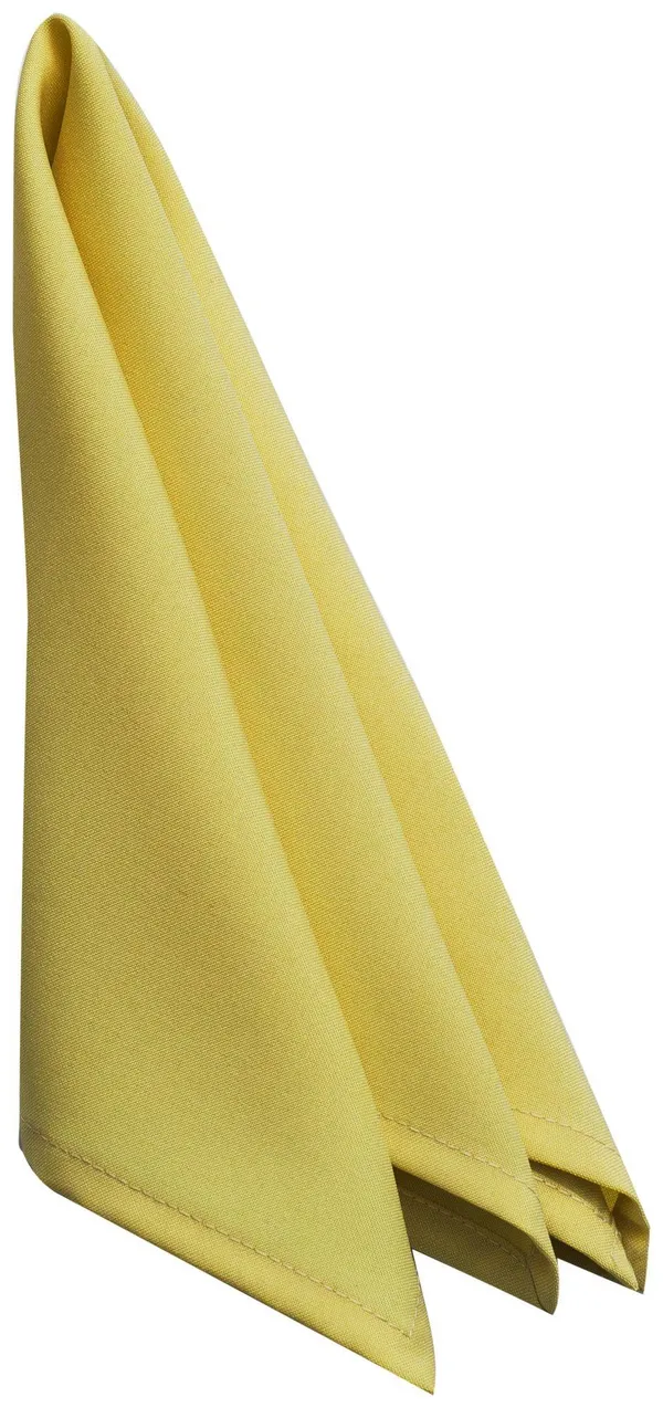Салфетка Рондо горчичная — выразительный цвет и безупречная форма.