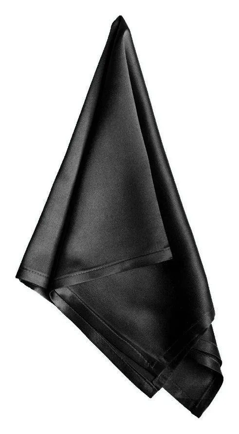 ЧЕРНАЯ cалфетка сатиновая Аккорд  #218