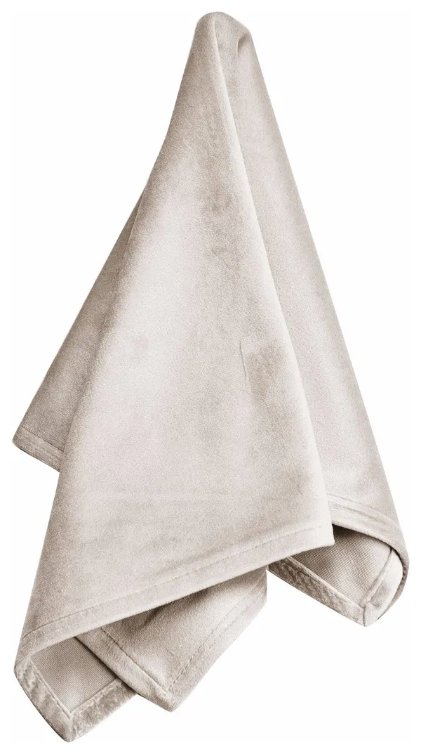 Бежевая бархатная салфетка с французским уголком для мероприятий Go Rent