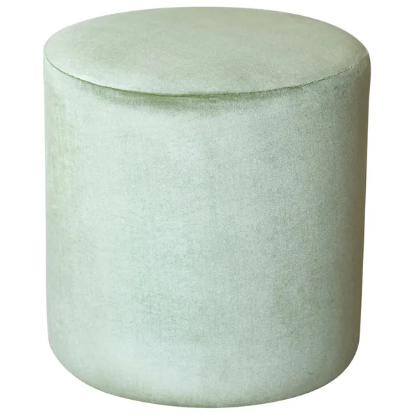Пуф НОРМАН бархатный эвкалиптовый D 40 см #312