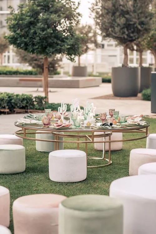 Детский сет за круглым столом