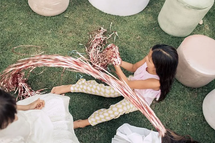 Детский сет за круглым столом