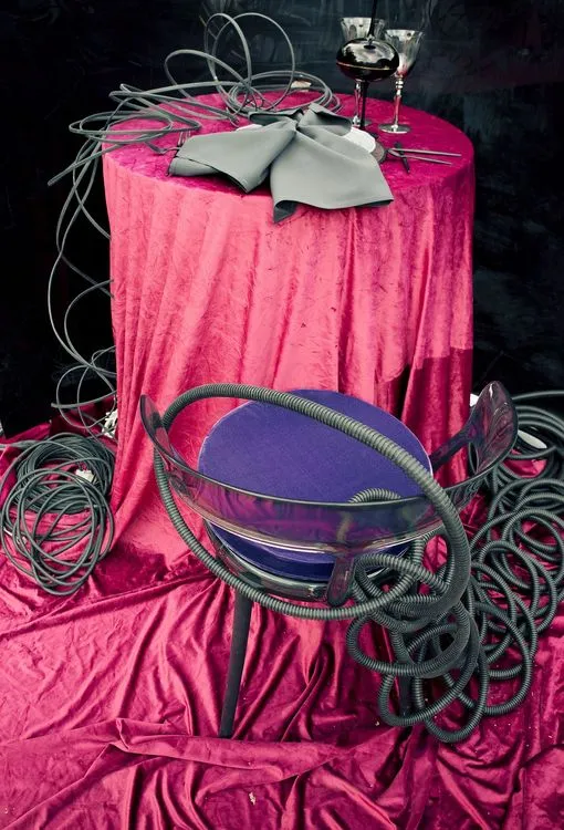 Дымчатый сет с лавандовым акцентом