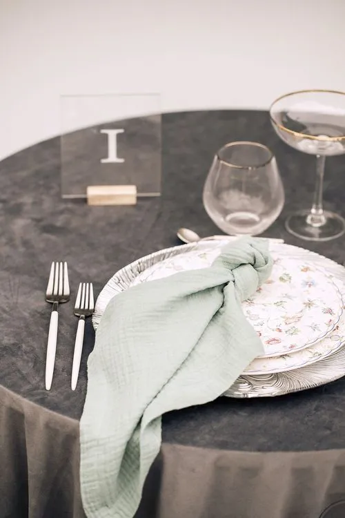 Графитовый сет с муслиновой салфеткой