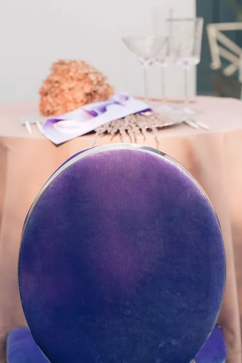 Пыльно-розовый сет с лавандовыми акцентами