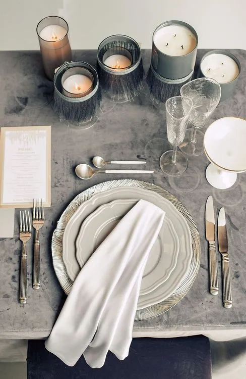 Серо-зеленый сет с овощами